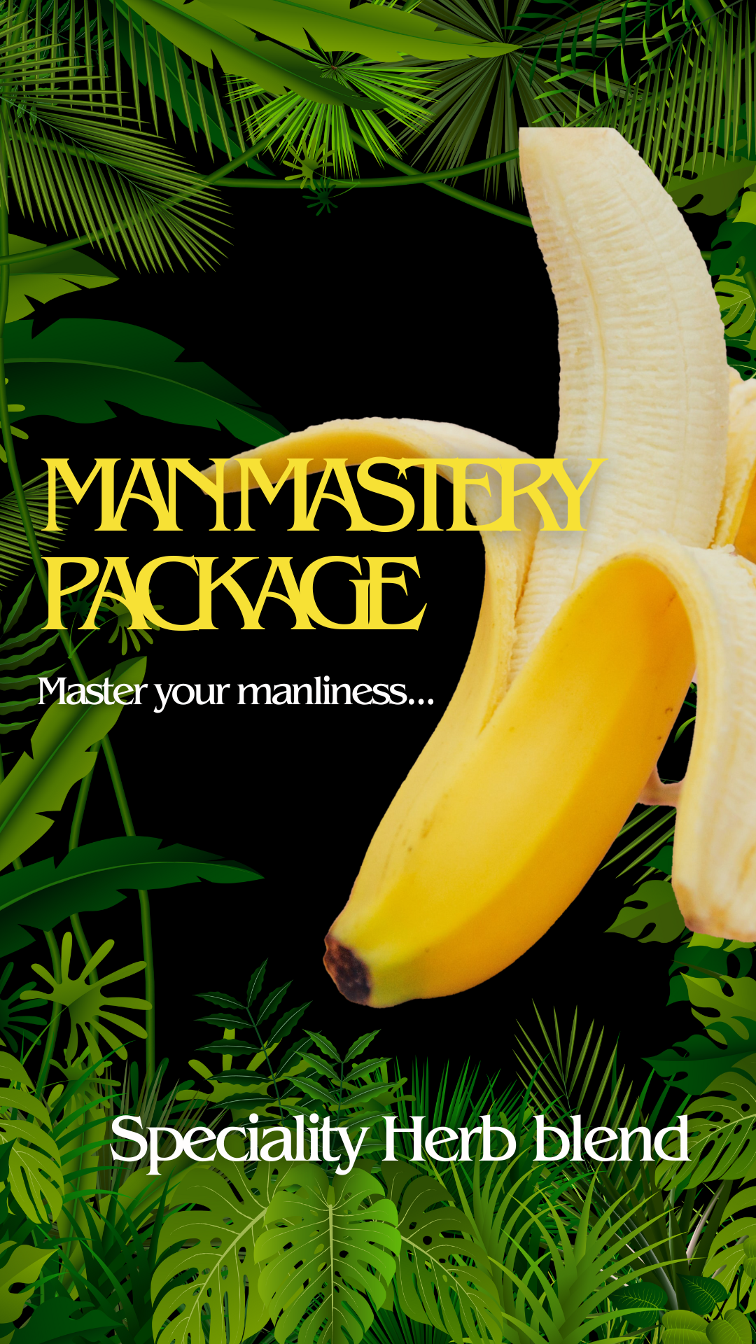 MAN MASTERY PACKAGE - Increase Testerone, Increase Libido, Increase Vitality